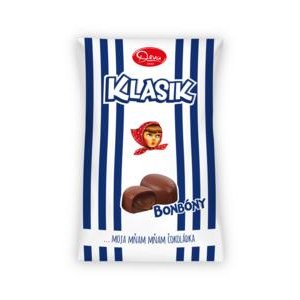 Deva klasik - bonbóny z mliečnej čokolády s náplňou 85 g