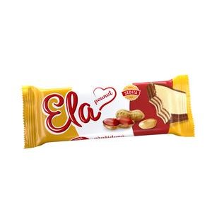 Ela oblátky s arašidovou náplňou v kakaovej poleve s fruktózou 40g