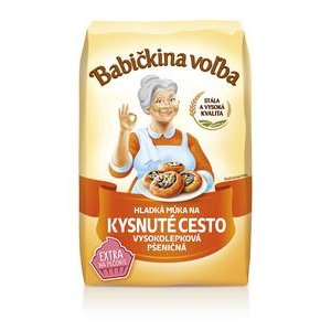 Múka hladká pšeničná na kysnuté cesto 1 kg - Babičkina Voľba