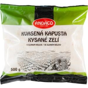 Kapusta kvasená v slanom náleve Andaco 500 g